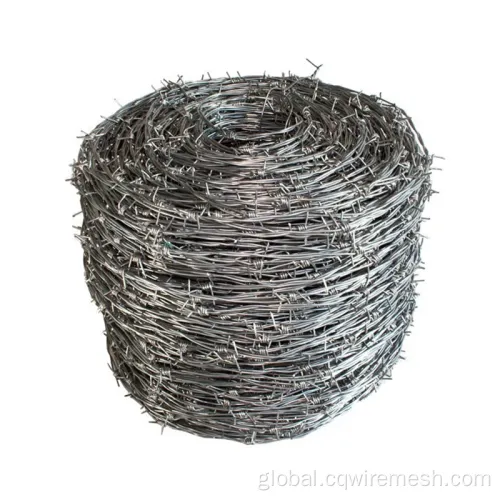 Double Twisted Barbed Wire Double Twisted PVC Coated Barbed Wire in Coil Manufactory